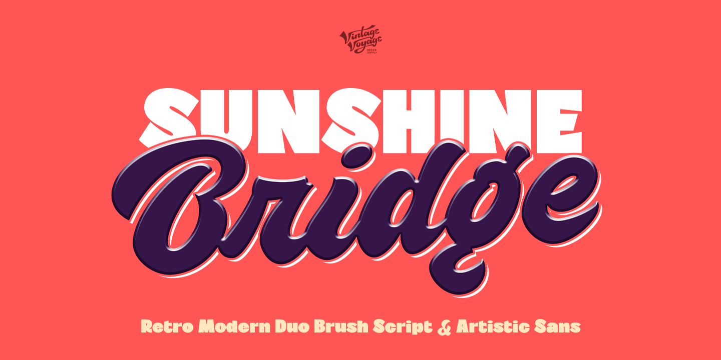 Schriftart VVDS Sunshine Bridge